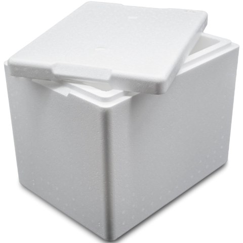 Termobox pudełko termiczne styropianowe z pokrywką atest PZH 395x295x320mm 20L Arpack