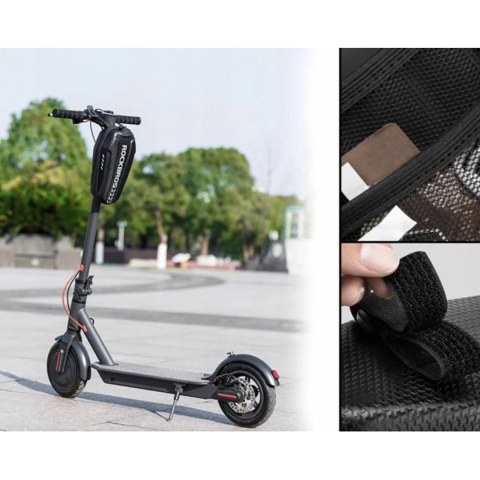 Torba rowerowa mocowana na kierownicę lub ramę 3l B62-1 - czarna