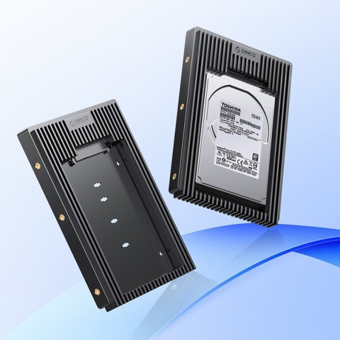 Adapter D2SS-6G przejściówka dysku 2.5'' na 3.5'' - czarny