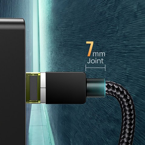 Kabel Ethernet sieciowy RJ45 Cat 7 10Gbps 2m - czarny