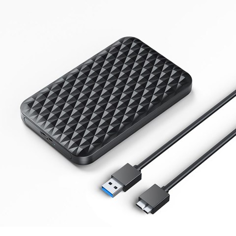 Kieszeń obudowa na dysk 2520U3-V1 2.5'' HDD / SSD USB Micro-B 5Gb/s - czarna