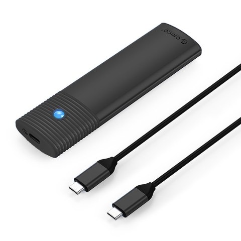 Kieszeń obudowa na dysk PWM2 M.2 NGFF SATA USB-C 5Gb/s - czarna
