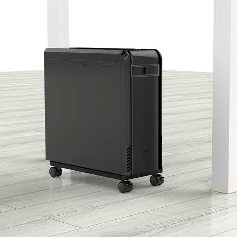 Podstawka CPB1 półka na komputer z kółkami - czarna