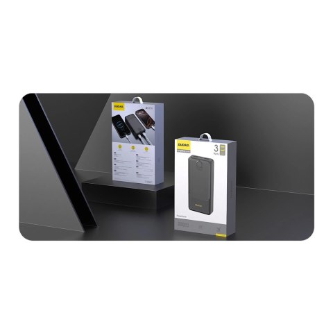 Powerbank K10Pro 20000mAh 2.4A USB-A - czarny