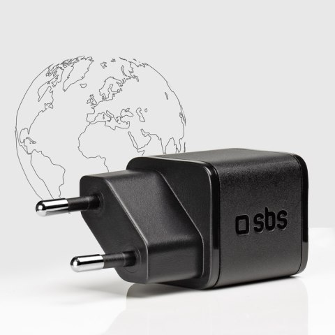 Ładowarka sieciowa Power Delivery GaN USB-C 20W - czarna