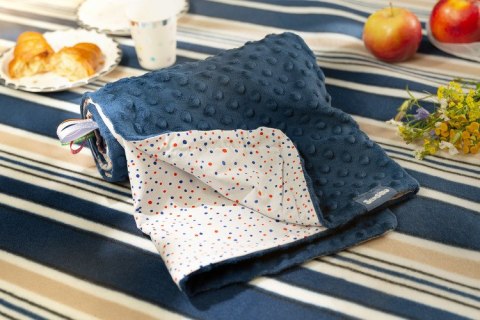 LEKKI KOCYK MINKY 75 x 100 JEŻYKI SZARY