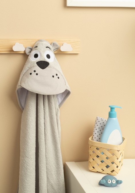 WATERFRIENDS OKRYCIE KĄPIELOWE 100x100 MIŚ GREY