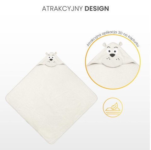 WATERFRIENDS OKRYCIE KĄPIELOWE 100x100 MIŚ GREY