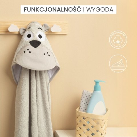 WATERFRIENDS OKRYCIE KĄPIELOWE 100x100 MIŚ GREY