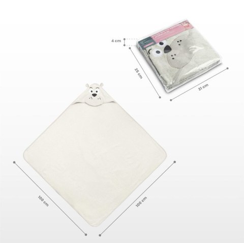 WATERFRIENDS OKRYCIE KĄPIELOWE 100x100 MIŚ GREY