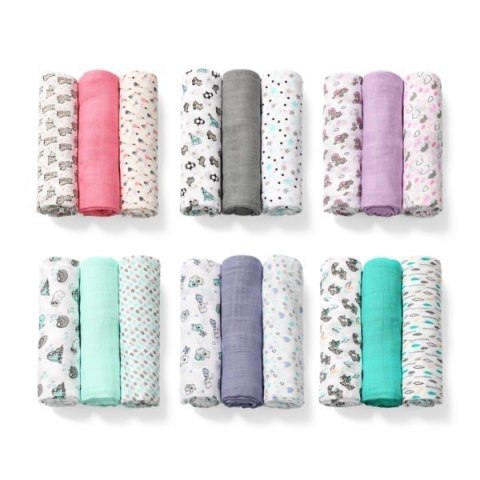 397/04 PIELUSZKI BAMBUSOWE MIĘTOWE BabyOno