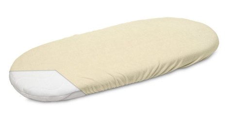 PRZEŚCIERADŁO WÓZEK FROTTE KREMOWY 35X75