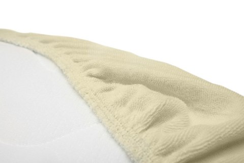 PRZEŚCIERADŁO WÓZEK FROTTE KREMOWY 35X75