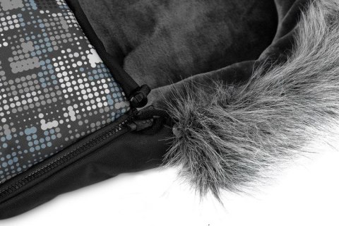 ŚPIWOREK OLAF GRAFITOWY KROPKI 100 X 45