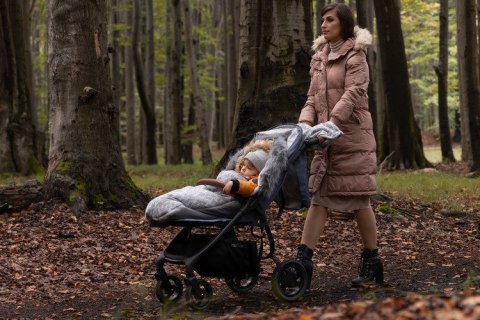 ŚPIWOREK OLAF JASNO-SZARY 100 X 45