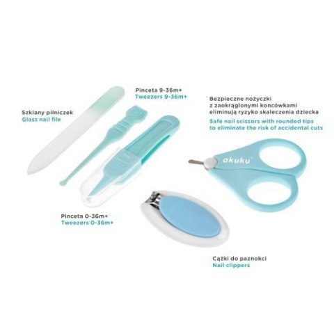 A0043 ZESTAW PIELĘGNACYJNY APPLE CASE NIEBIESKI