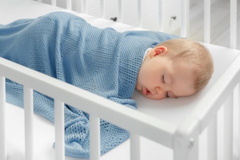 KOC BAMBUS 100% 100X80CM NIEBIESKI