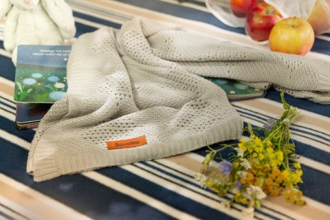 KOC BAMBUS 100% 100X80CM NIEBIESKI