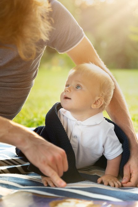 KOC DZIERGANY BAWEŁNA CIEMNOZIELONY 100 X 80
