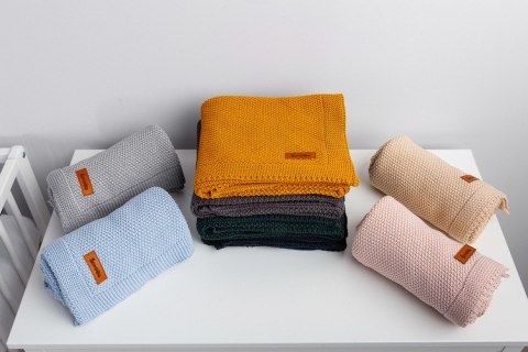 KOC DZIERGANY BAWEŁNA GRANATOWY 100 X 80