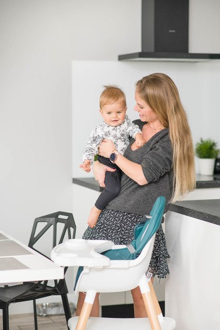 KRZESEŁKO DO KARMIENIA TUVA DARK GREEN