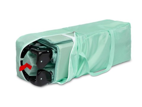 ŁÓŻECZKO TURYSTYCZNE ESTI Z OPUSZCZANYM BOKIEM MINT