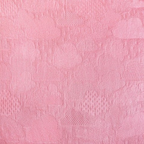 0331 PIELUSZKA BAMBUSOWA 75x75 CHMURKI RÓŻOWE