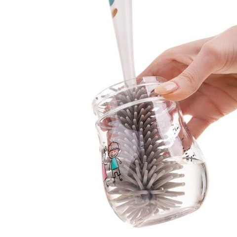 A0511 SZCZOTKA SILIKONOWA Z PODSTAWKĄ