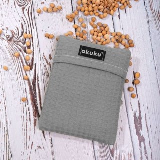 A0635 TERMOFOR PESTKI WIŚNI 13 X 16 CM SZARY