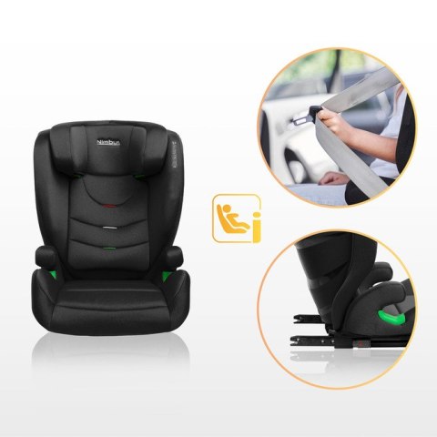 FOTELIK NIMBUS I-SIZE 4-12 BLACK (100-150cm)