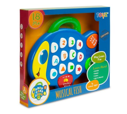 ZABAWKA EDUKACYJNA - MUZYCZNA RYBKA