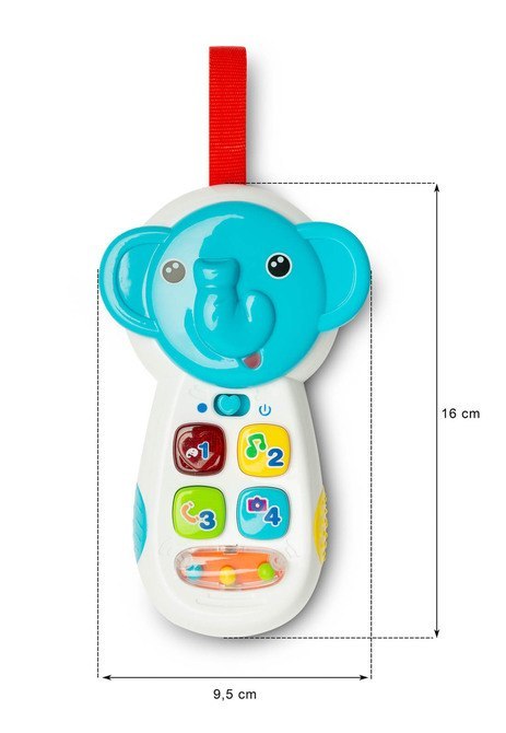 ZABAWKA EDUKACYJNA - TELEFON SŁONIK