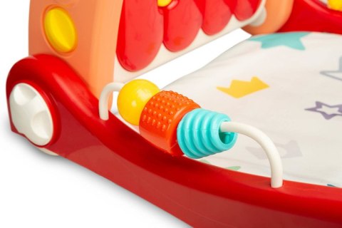 2W1 CHODZIK Z MATĄ MUZYCZNĄ PINK