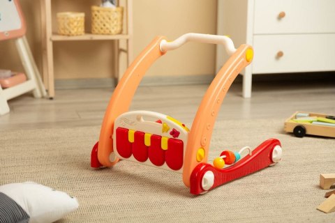 2W1 CHODZIK Z MATĄ MUZYCZNĄ PINK