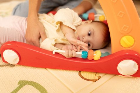 2W1 CHODZIK Z MATĄ MUZYCZNĄ PINK