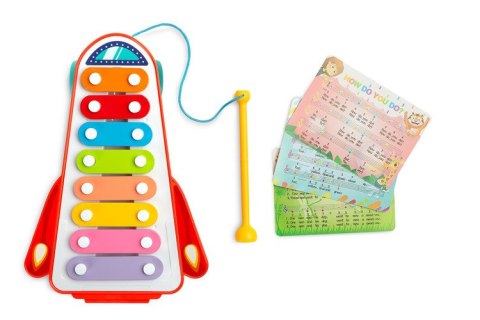 ZABAWKA EDUKACYJNA - TĘCZOWE CYMBAŁKI