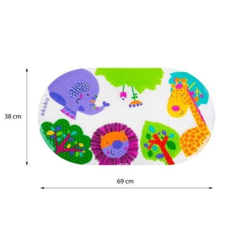 A0655 MATA ANTYPOŚLIZGOWA DO WANNY 69x39