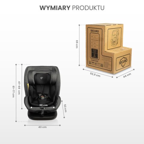 FOTELIK SECURO I-SIZE EMERALD (40-150)