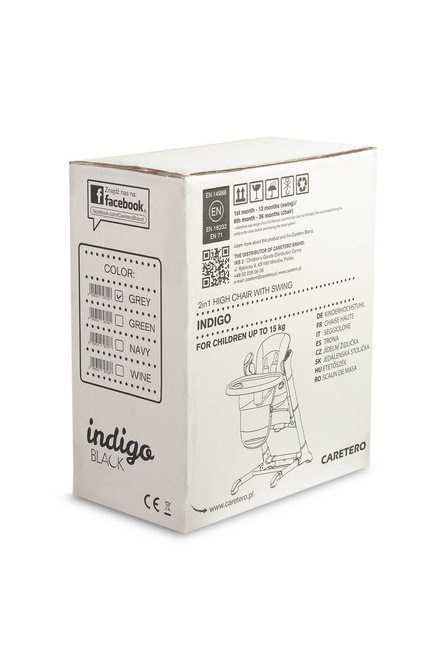 KRZESEŁKO + HUŚTAWKA INDIGO BLACK WINE