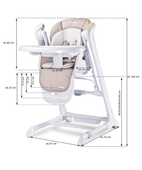 KRZESEŁKO + HUŚTAWKA INDIGO BLACK WINE