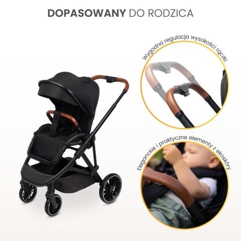 WÓZEK SPACEROWY RATIO DARK GREY