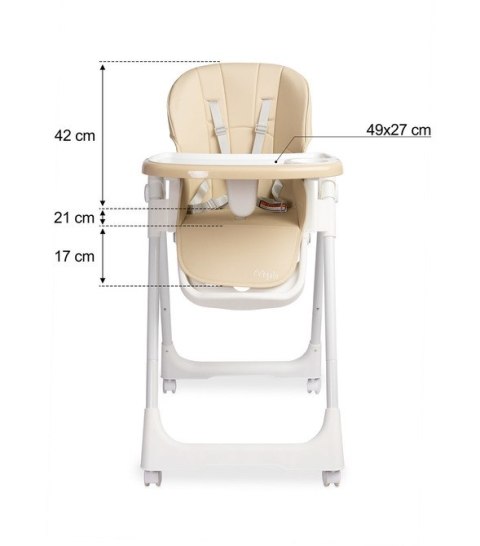 KRZESEŁKO DO KARMIENIA MEGALO BEIGE