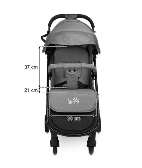 WÓZEK SPACEROWY SFERA GRAPHITE