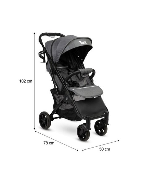 WÓZEK SPACEROWY TRAIL GRAPHITE