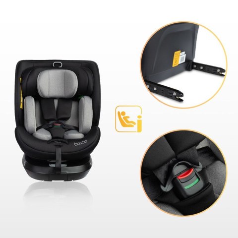 FOTELIK BOSCO I-SIZE BLACK (40-150)