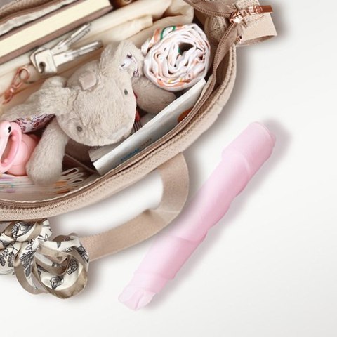 1598/02 ŚLINIAK SILIKONOWY ULTRACIENKI RÓŻOWY