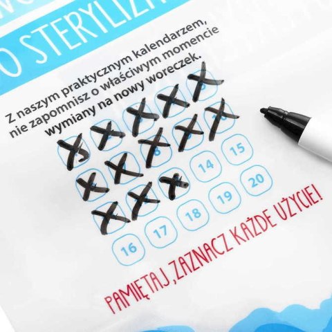 1622 WORECZKI DO STERYLIZACJI 5SZT BL162