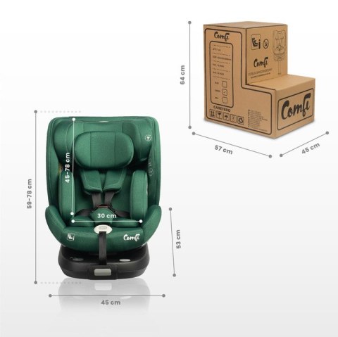 FOTELIK COMFI I-SIZE RED (40-150)