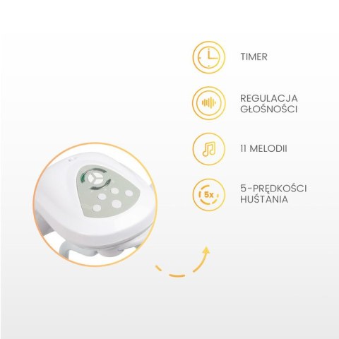 HUŚTAWKA ELEKTRYCZNA RAFFI GRAPHITE