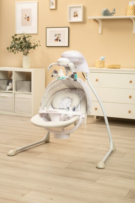 HUŚTAWKA ELEKTRYCZNA RAFFI LIGHT GREY